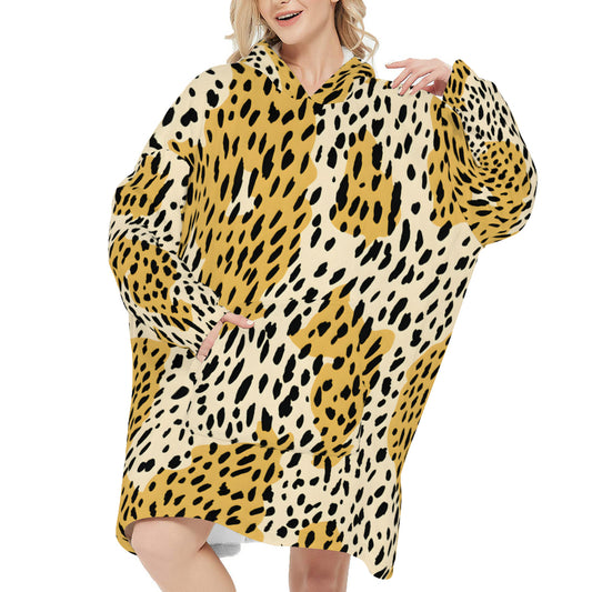 Cheetah Blanket Hoodie